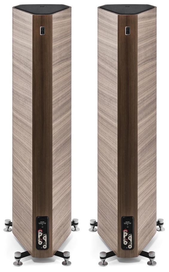 Sonus Faber Sonetto V kolumny podłogowe back walnut